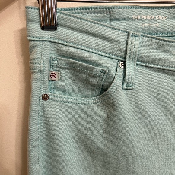 AG Adriano Goldschmied Women's Prima Mid-Rise Cigarette Leg Skinny Fit Crop Pant - Picture 16 of 17